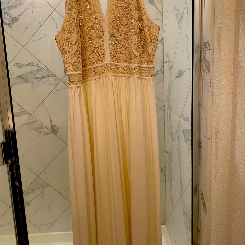 Beautiful sequin bust nightway dress size 22w